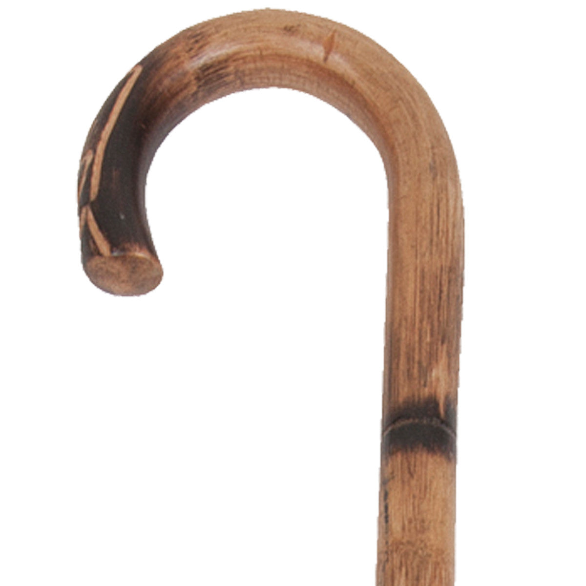 Round Handle Wood Cane - Black 1, $17.99